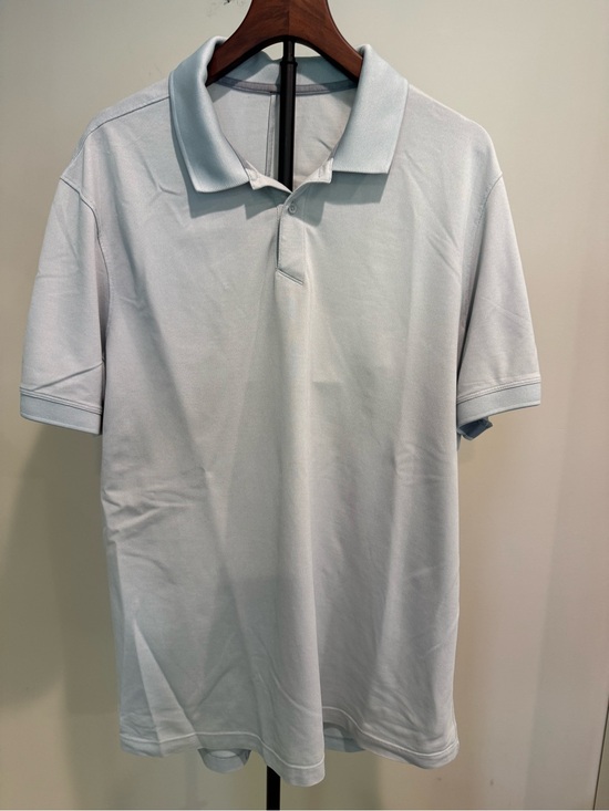 lululemon athletica Other - Lululemon Polo Shirt Pique Classic Fit Golf Performance Preppy Light Blue L